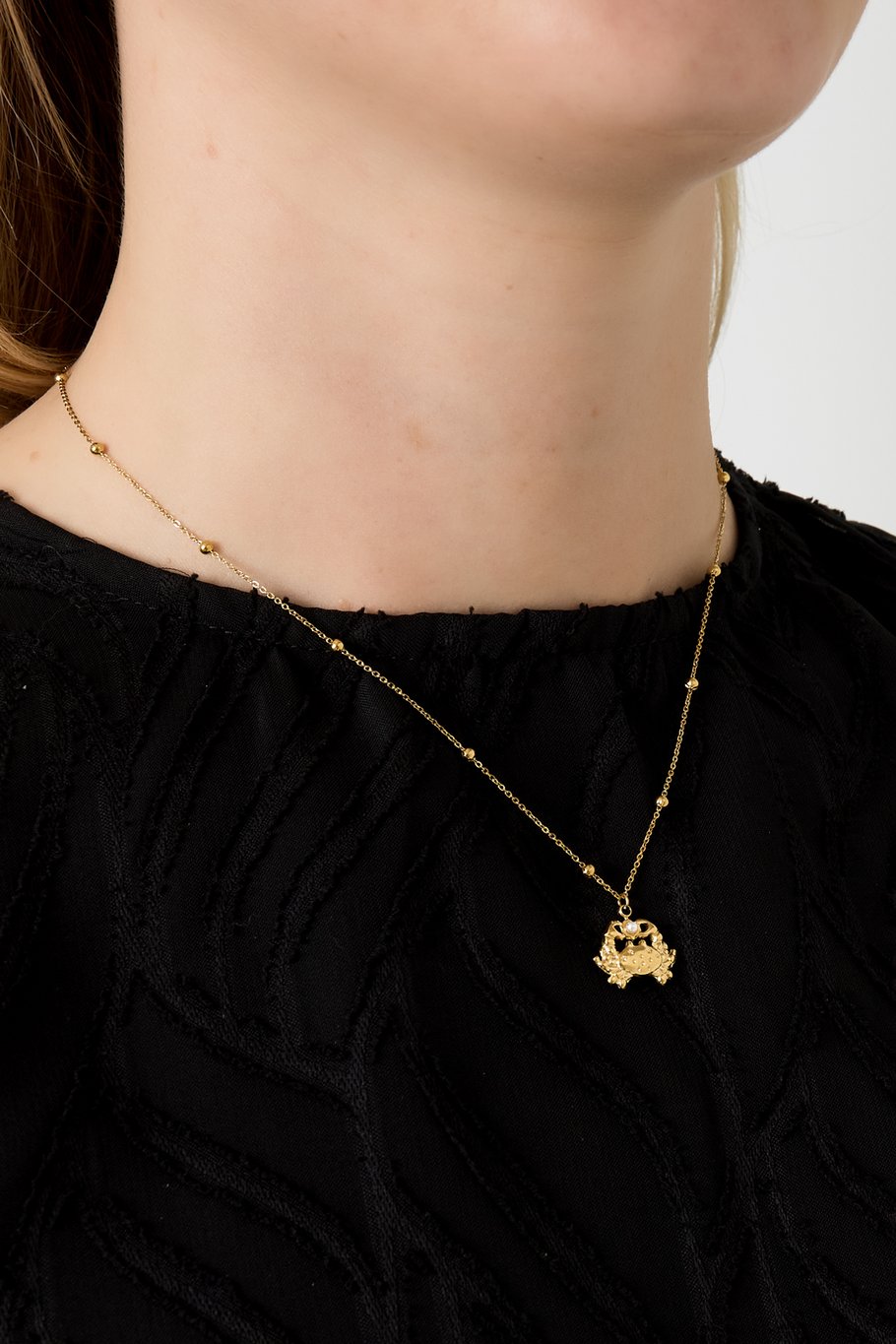 304S.steel Pendant necklaces Animal Casual Daily Picture2